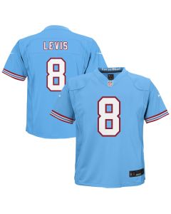 Toddler Tennessee Titans Will Levis Light Blue Alternate Oilers Throwback Game Jersey