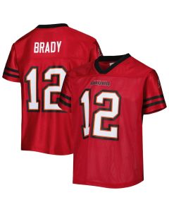 Tom Brady 12 Tampa Bay Buccaneers YOUTH Game Jersey – Red