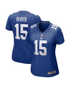 Tommy DeVito 15 New York Giants Women Game Jersey – Royal