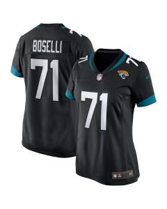 Tony Boselli 71 Jacksonville Jaguars Women Game Retired Jersey – Black