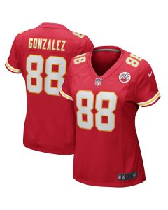 Tony Gonzalez 88 Kansas City Chiefs Women Game Retired Jersey – Red