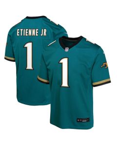 Travis Etienne 1 Jacksonville Jaguars Prowler Throwback Player Game YOUTH Jersey – Teal