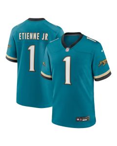 Travis Etienne Jr 1 Jacksonville Jaguars Prowler Throwback Player Game Men Jersey – Teal