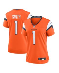 Tremon Smith 1 Denver Broncos Women’s Team Game Jersey – Orange