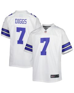 Trevon Diggs 7 Dallas Cowboys YOUTH Game Jersey – White