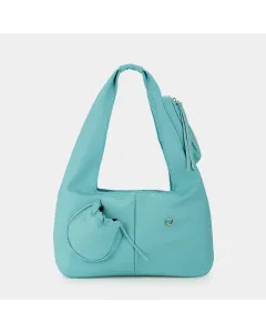 Hobo Shoulder Bag – Small PU Leather Purse for Women with Zipper Pocket