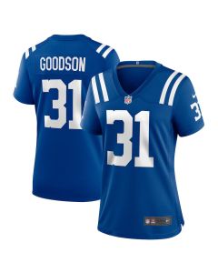 Tyler Goodson 31 Indianapolis Colts Women’s Game Jersey – Royal