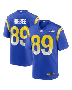 Tyler Higbee 89 Los Angeles Rams Men Game Jersey – Royal