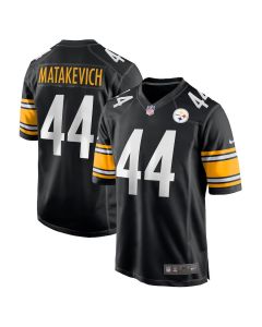 Tyler Matakevich 44 Pittsburgh Steelers Game Men Jersey – Black