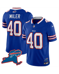 Von Miller 40 Buffalo Bills New York Patch Game Men Jersey – Royal