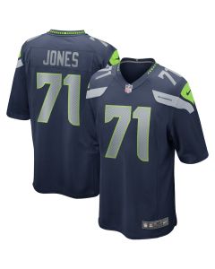 Walter Jones 71 Seattle Seahawks Men Game Retired Jersey – College Navy