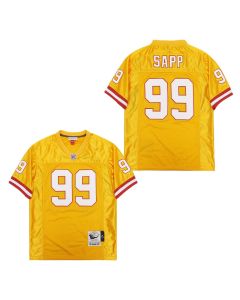 Warren Sapp 99 Tampa Bay Buccaneers Throwback Men Jersey – Yellow