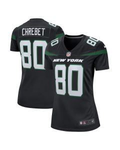 Wayne Chrebet 80 New York Jets Women Retired Jersey – Black