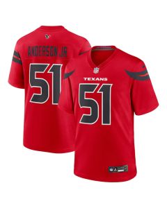 Will Anderson Jr. 51 Houston Texans Alternate Game Jersey – Men, Red