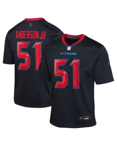 Will Anderson Jr. 51 Houston Texans Youth 2nd Alternate Game Jersey – Navy