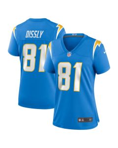 Will Dissly 81 Los Angeles Chargers Women’s Game Jersey – Powder Blue