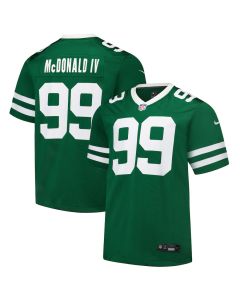 Will McDonald IV 99 New York Jets Team Game Men Jersey – Legacy Green