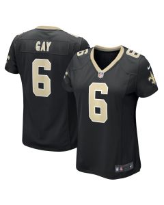 Willie Gay 6 New Orleans Saints Women’s Game Jersey – Black