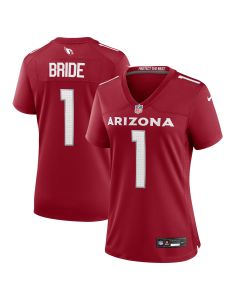 Women’s Arizona Cardinals Number 1 Bride Cardinal Game Jersey