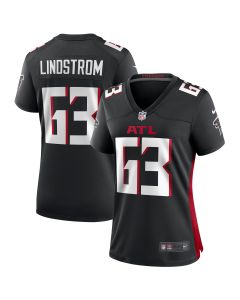 Women’s Atlanta Falcons Chris Lindstrom Black Game Jersey