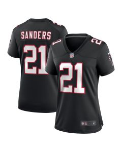 Women’s Atlanta Falcons Deion Sanders Black Alternate Retired Player Game Jersey