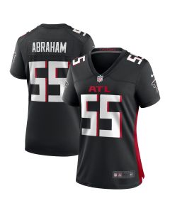 Women’s Atlanta Falcons John Abraham Black Game Retired Player Jersey