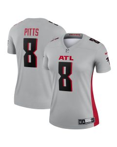 Women’s Atlanta Falcons Kyle Pitts Gray Inverted Legend Player Performance Top