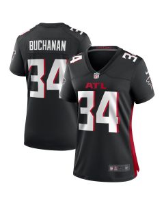 Women’s Atlanta Falcons Ray Buchanan Black Game Retired Player Jersey