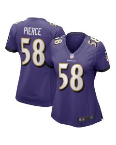 Women’s Baltimore Ravens Michael Pierce Purple Player Game Jersey
