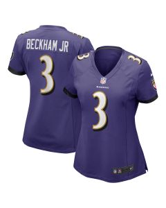 Women’s Baltimore Ravens Odell Beckham Jr. Purple Game Jersey