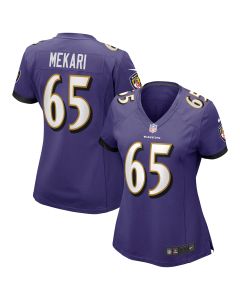 Women’s Baltimore Ravens Patrick Mekari Purple Game Jersey