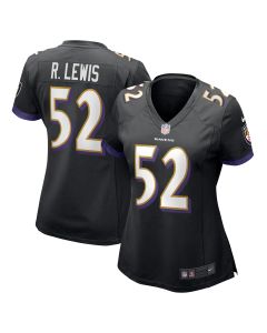 Women’s Baltimore Ravens Ray Lewis Black Retired Player Jersey