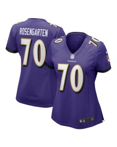 Women’s Baltimore Ravens Roger Rosengarten Purple Game Jersey