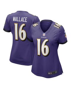 Women’s Baltimore Ravens Tylan Wallace Purple Game Jersey