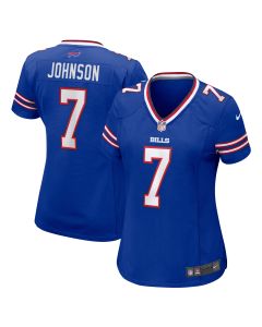 Women’s Buffalo Bills Taron Johnson Royal Game Player Jersey
