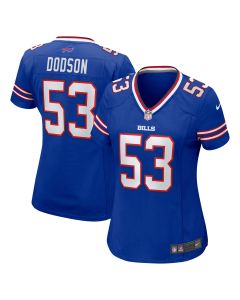 Women’s Buffalo Bills Tyrel Dodson Royal Game Jersey