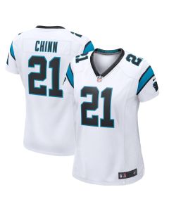 Women’s Carolina Panthers Jeremy Chinn White Game Jersey