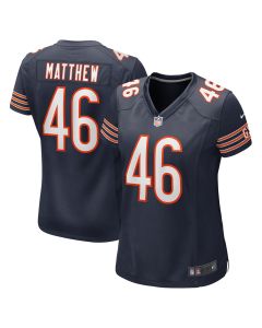 Women’s Chicago Bears Christian Matthew Navy Game Jersey