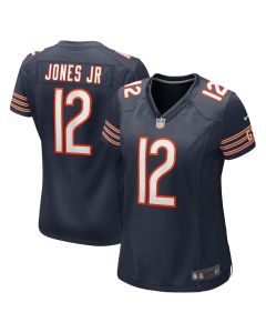 Women’s Chicago Bears Velus Jones Jr. Navy Game Player Jersey
