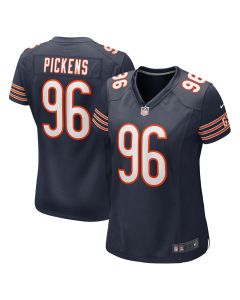 Women’s Chicago Bears Zacch Pickens Navy Team Game Jersey