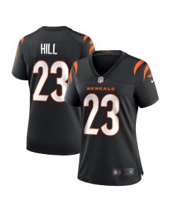 Women’s Cincinnati Bengals Daxton Hill Black Player Game Jersey
