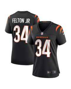 Women’s Cincinnati Bengals Demetric Felton Jr. Black Team Game Jersey
