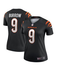 Women’s Cincinnati Bengals Joe Burrow Black Legend Player Performance Top
