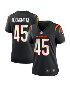 Women’s Cincinnati Bengals Maema Njongmeta Black Game Jersey