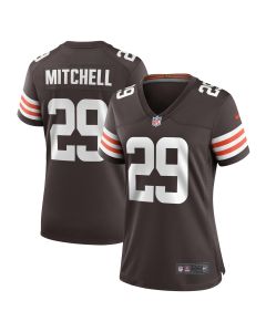 Women’s Cleveland Browns Cameron Mitchell Brown Team Game Jersey