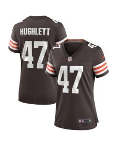 Women’s Cleveland Browns Charley Hughlett Brown Game Jersey