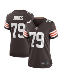 Women’s Cleveland Browns Dawand Jones Brown Team Game Jersey