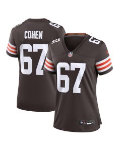 Women’s Cleveland Browns Javion Cohen Brown Game Jersey