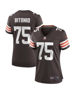 Women’s Cleveland Browns Joel Bitonio Brown Game Jersey