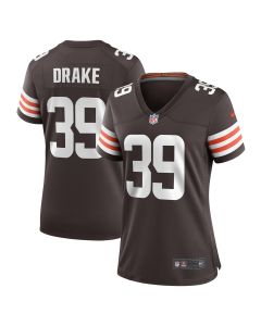 Women’s Cleveland Browns Kenyan Drake Brown Game Jersey